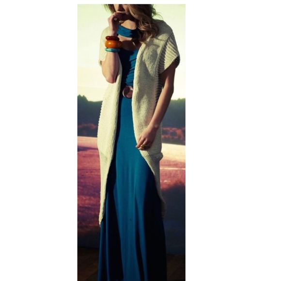 Twinkle by Wenlan Sweaters - Anthropologie White Knit Duster Size XS